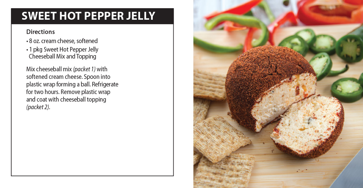 Sweet Hot Pepper Jelly Cheeseball