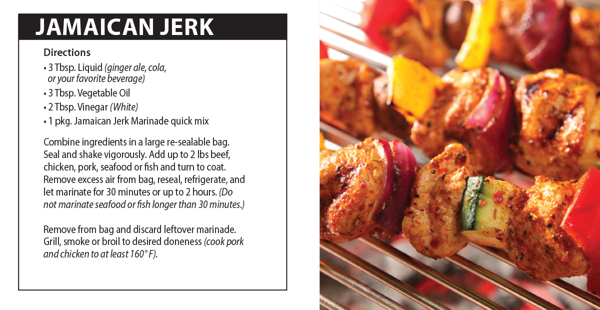 Jamaican Jerk Marinade directions.