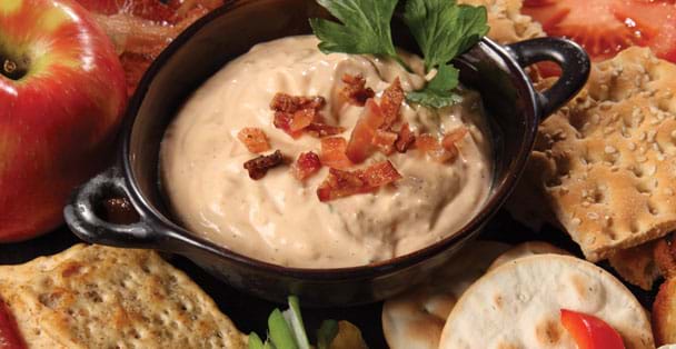 A warm dip recipe for Applewood Smoked Bacon dip.