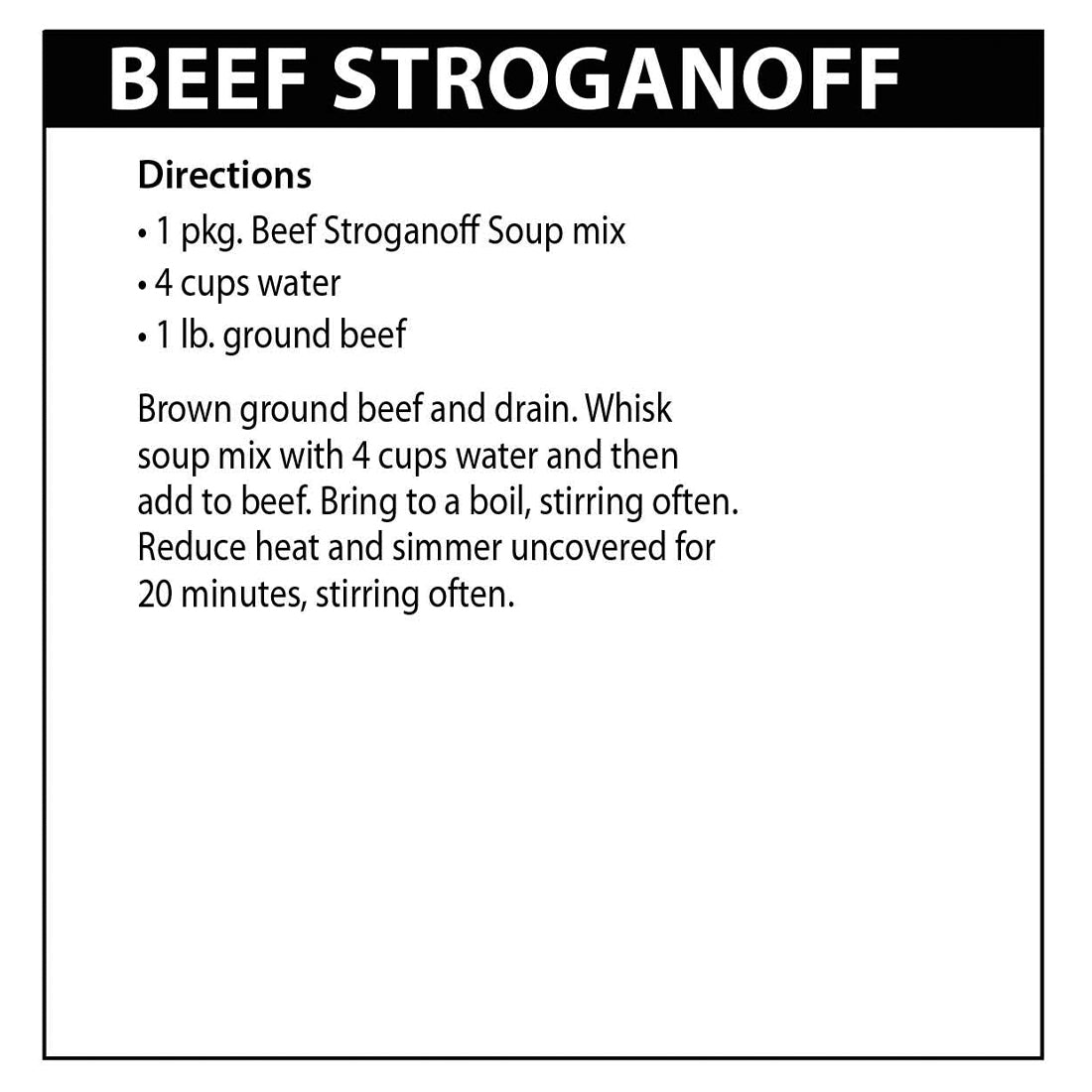 Beef Stroganoff Soup