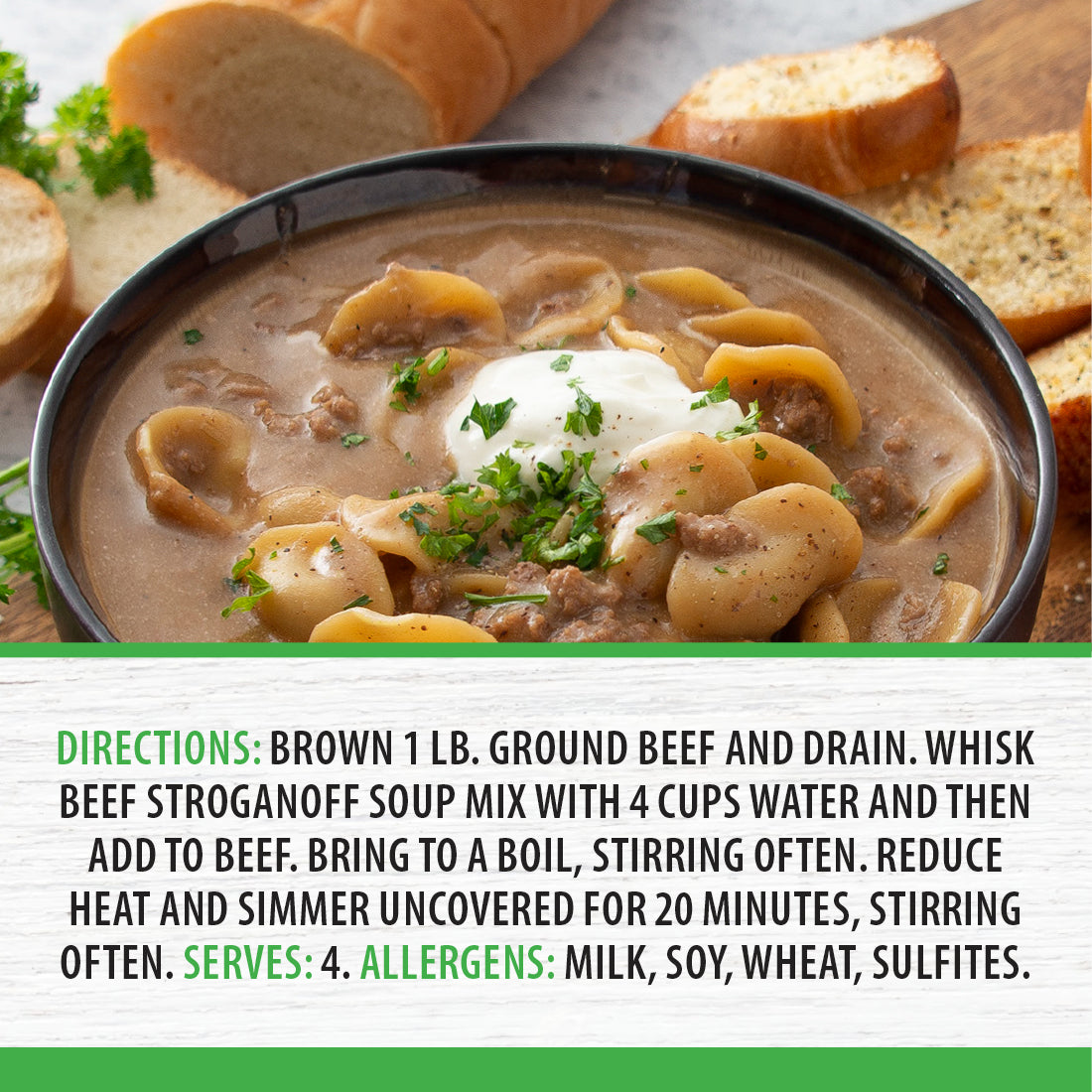 Beef Stroganoff Soup