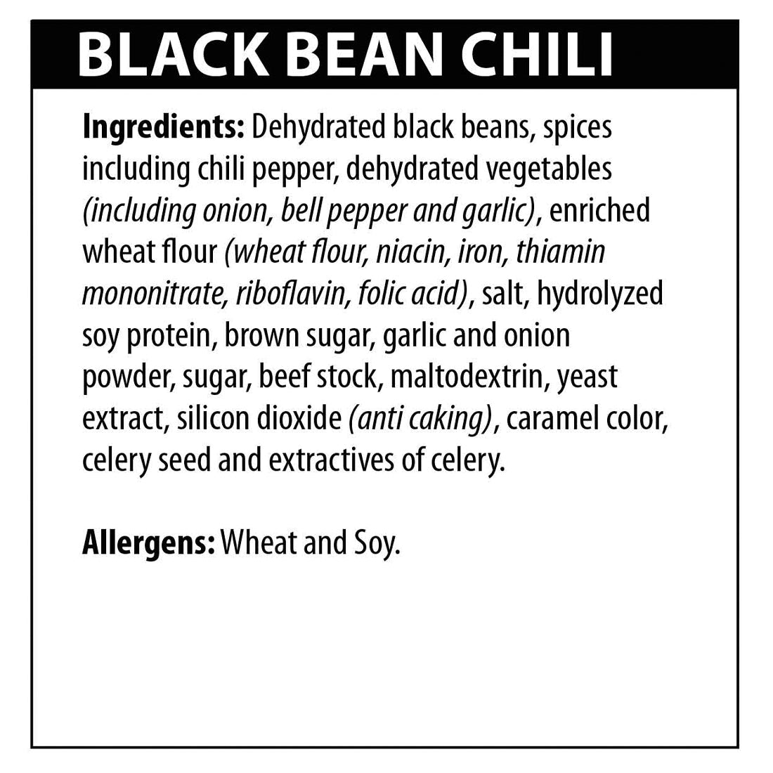 Black Bean Chili