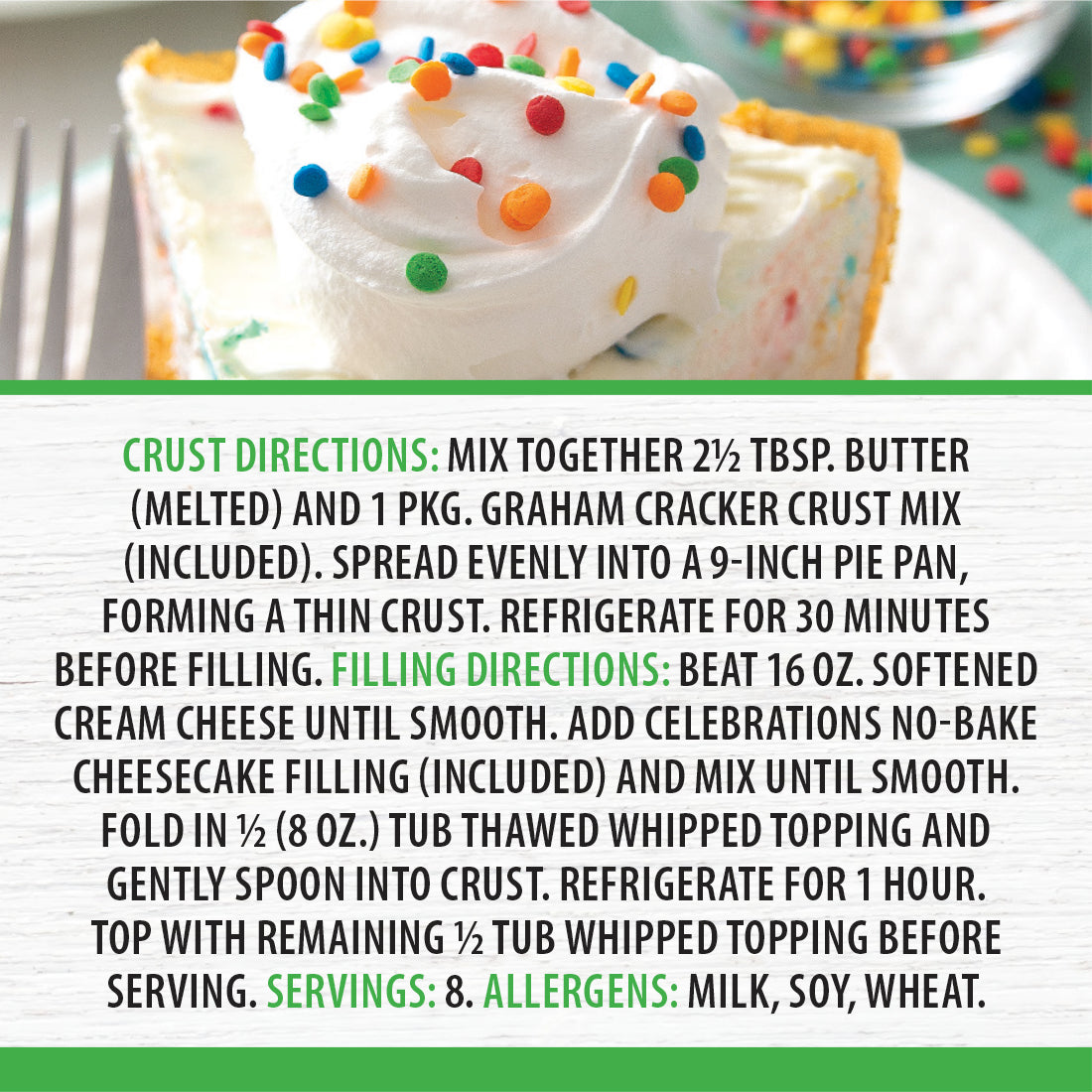 Celebrations Birthday Cake Cheesecake