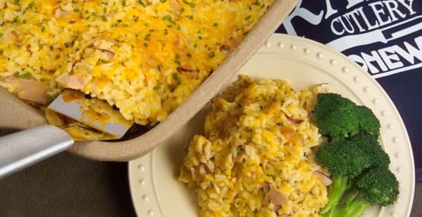 A ham bake recipe that is made with the Rada Cutle