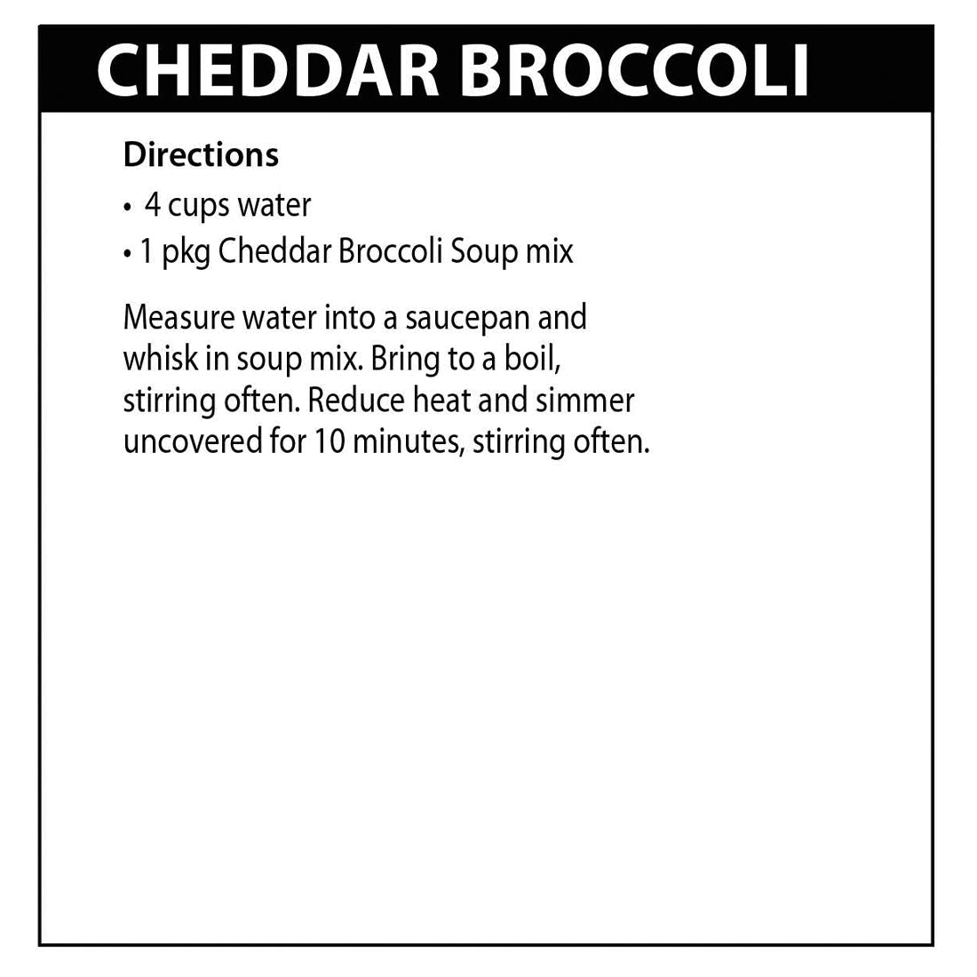 Cheddar Broccoli Soup