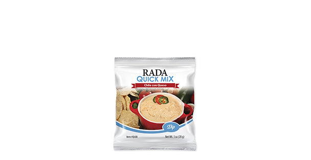 Rada&#39;s Chile con Queso Dip Quick Mix.