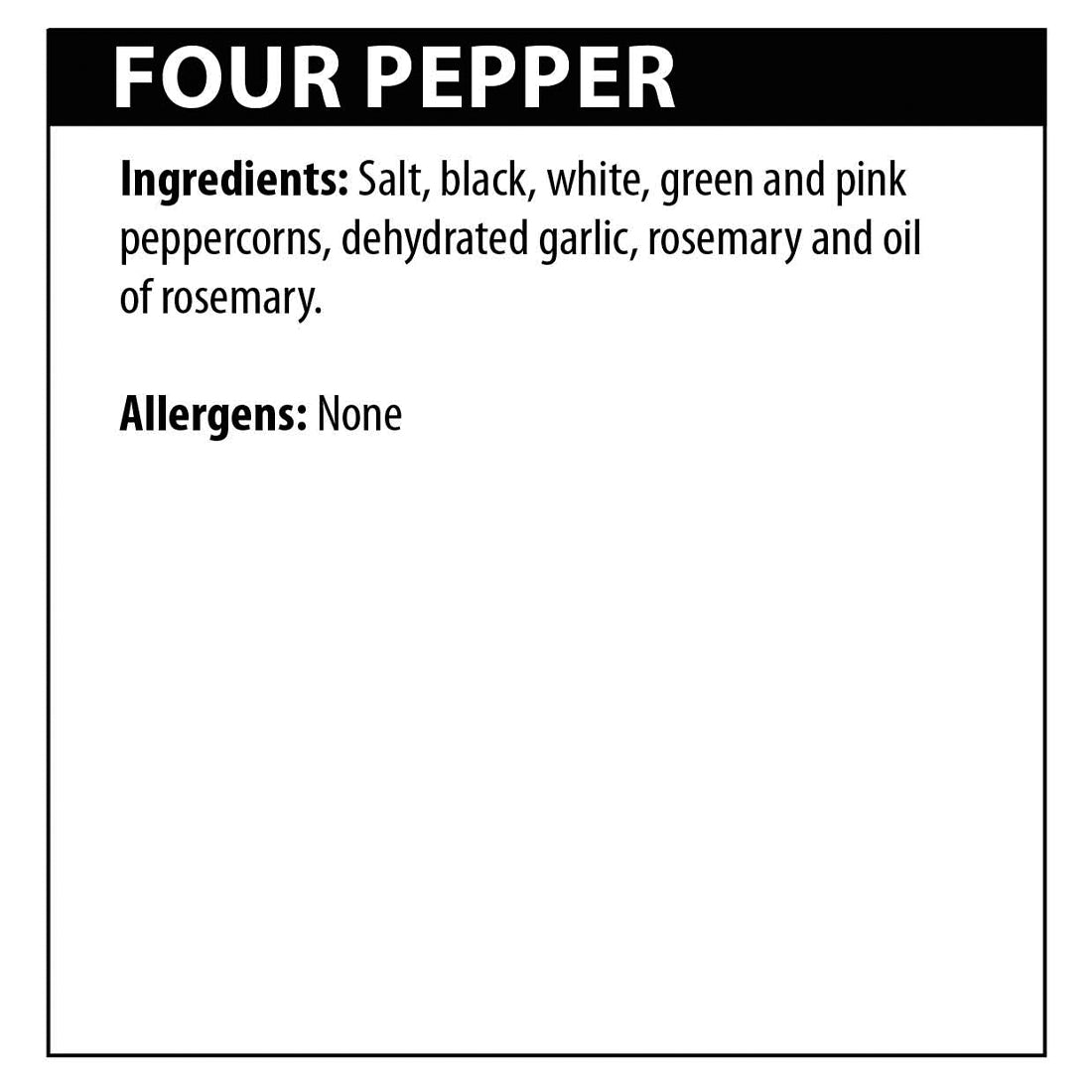 Four Pepper Marinade