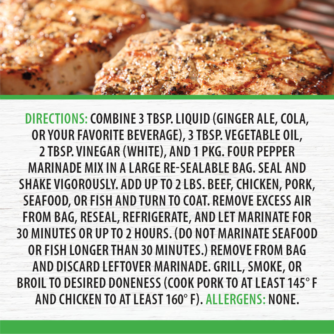 Four Pepper Marinade