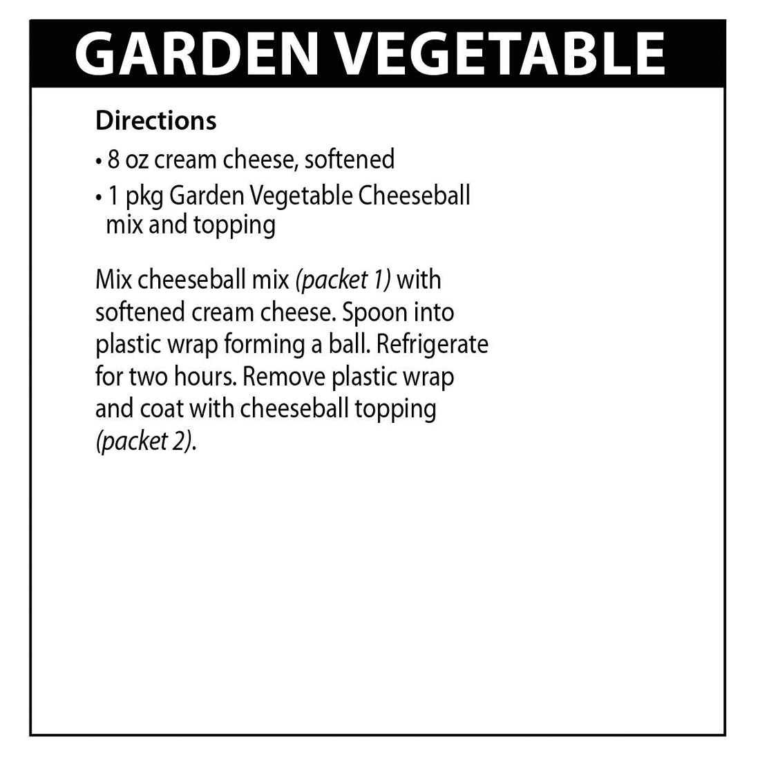 Garden Vegetable Cheeseball
