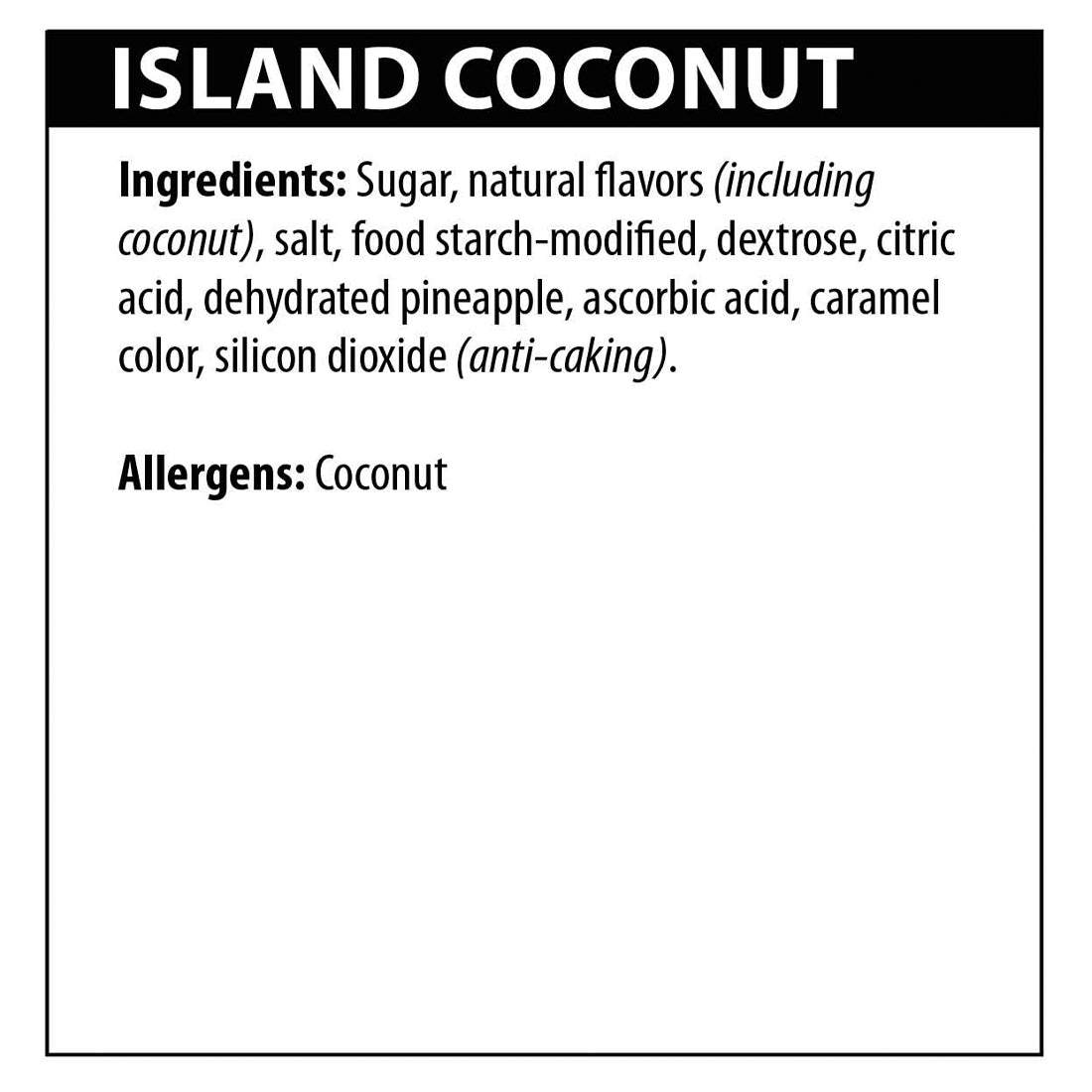 Island Coconut Sweet Dip