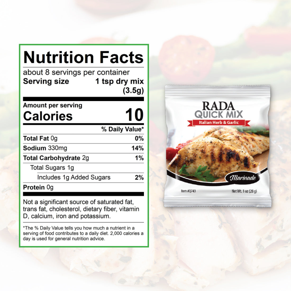 Italian Herb &amp; Garlic Marinade