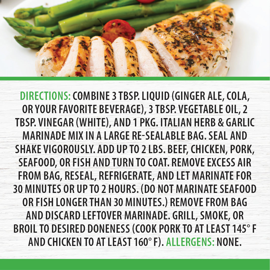 Italian Herb & Garlic Marinade