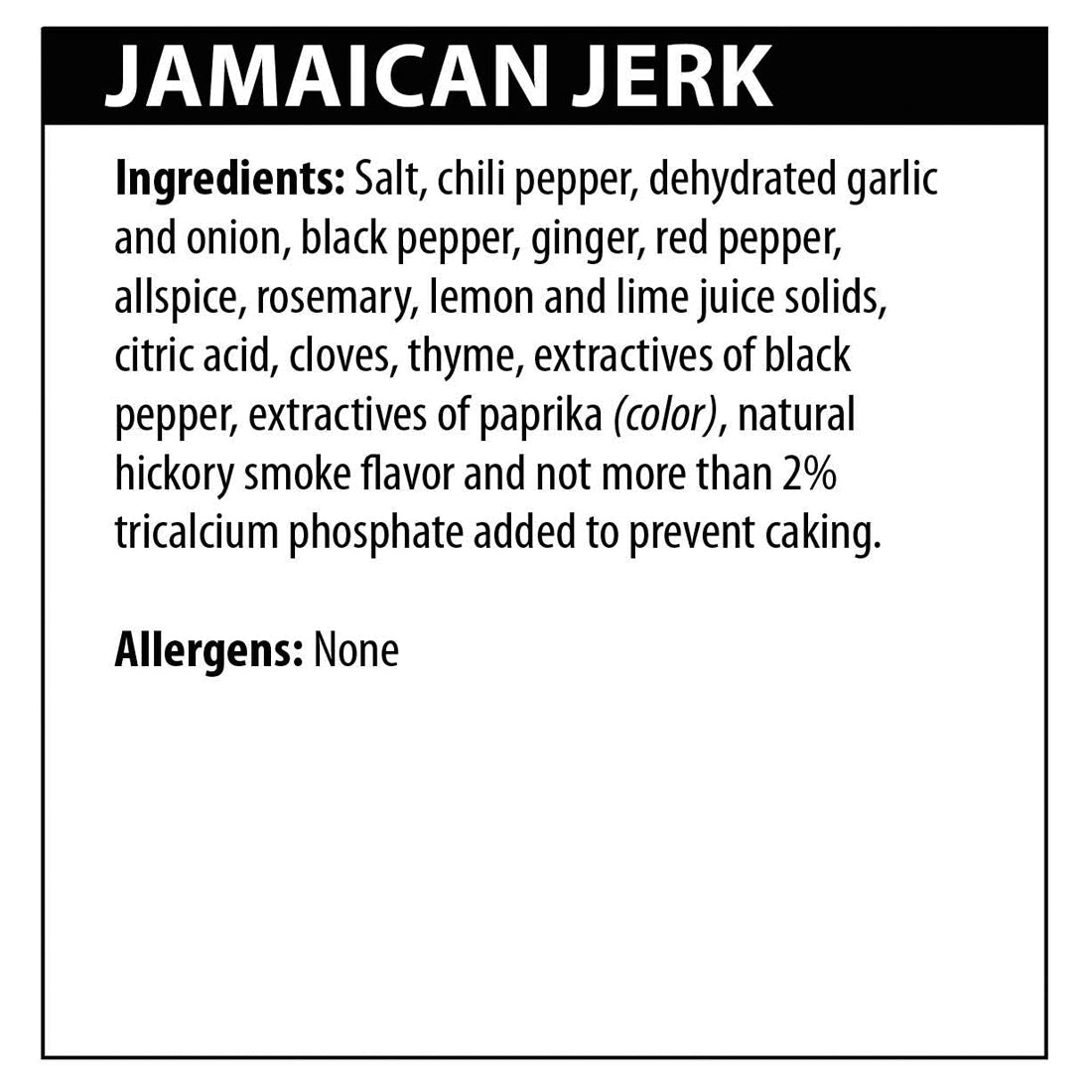 Jamaican Jerk Marinade