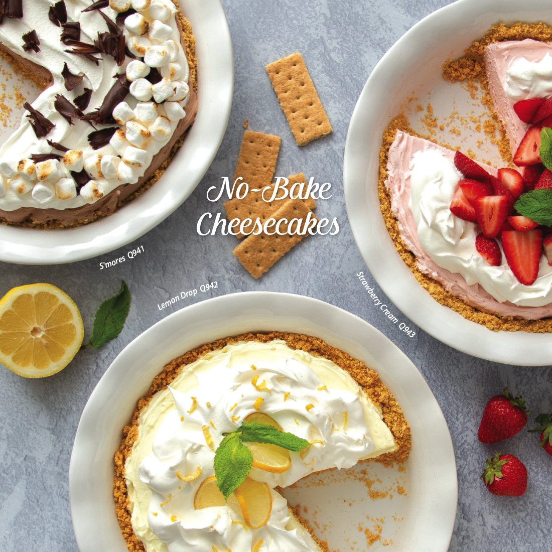 Lemon Drop No-Bake Cheesecake