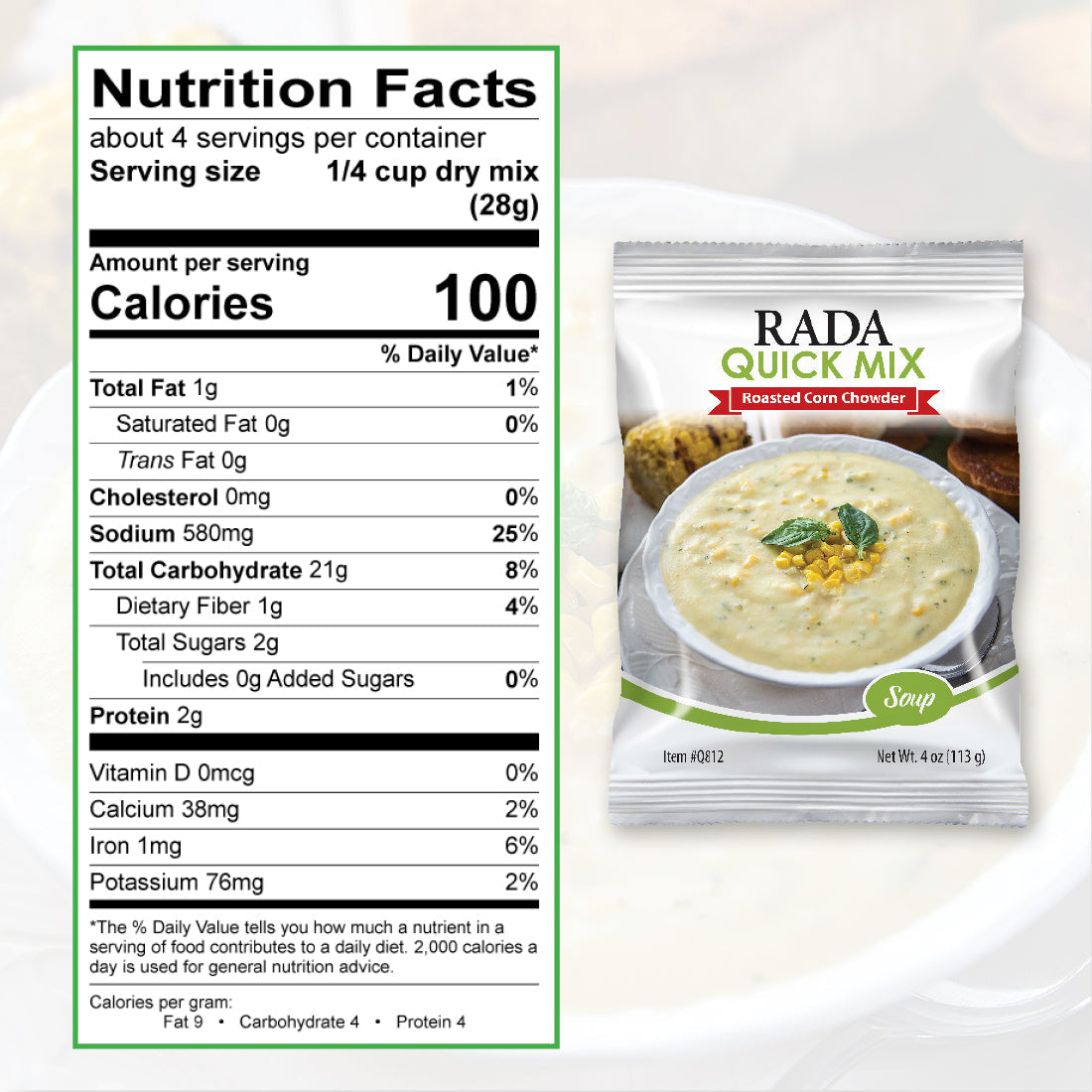 Roasted Corn Chowder Soup