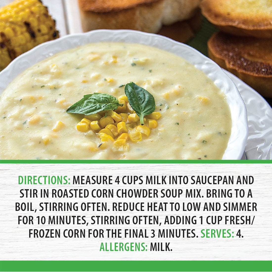Roasted Corn Chowder Soup