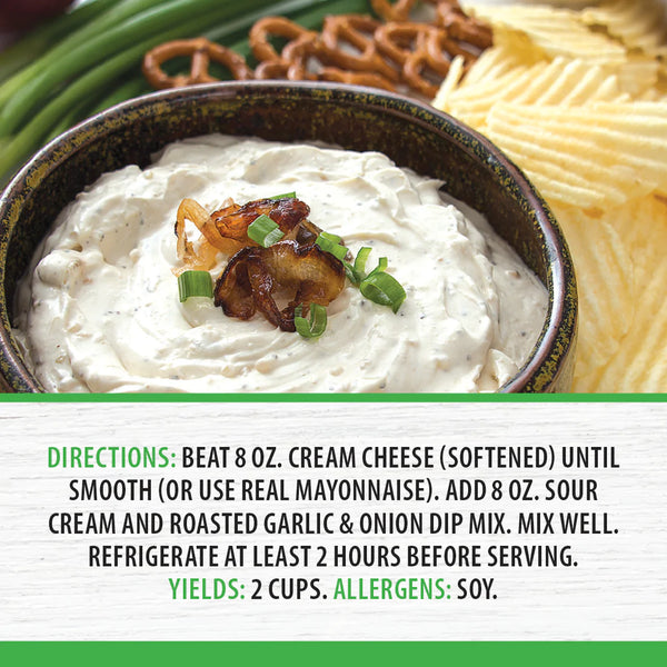 Roasted Garlic and Onion Dip