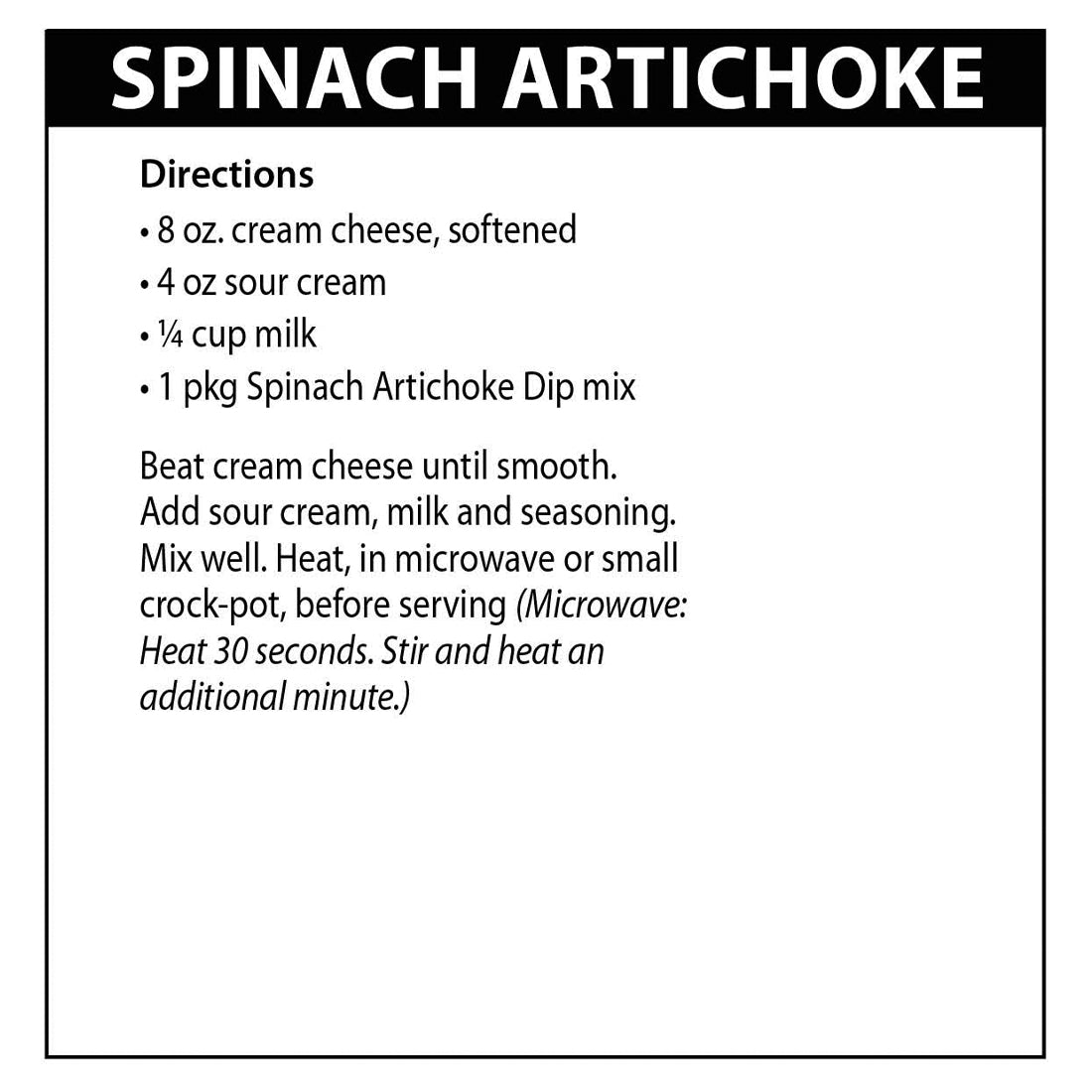 Spinach Artichoke Dip